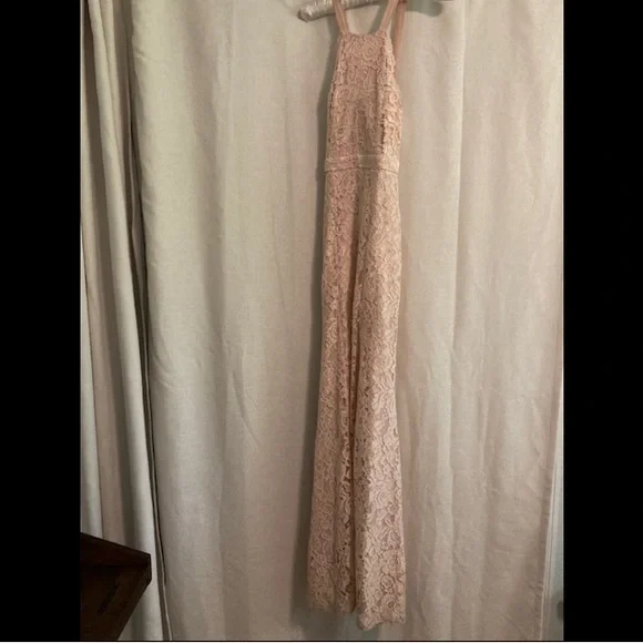 MANIJU - Blush Lace Dress - Picture 4 of 5